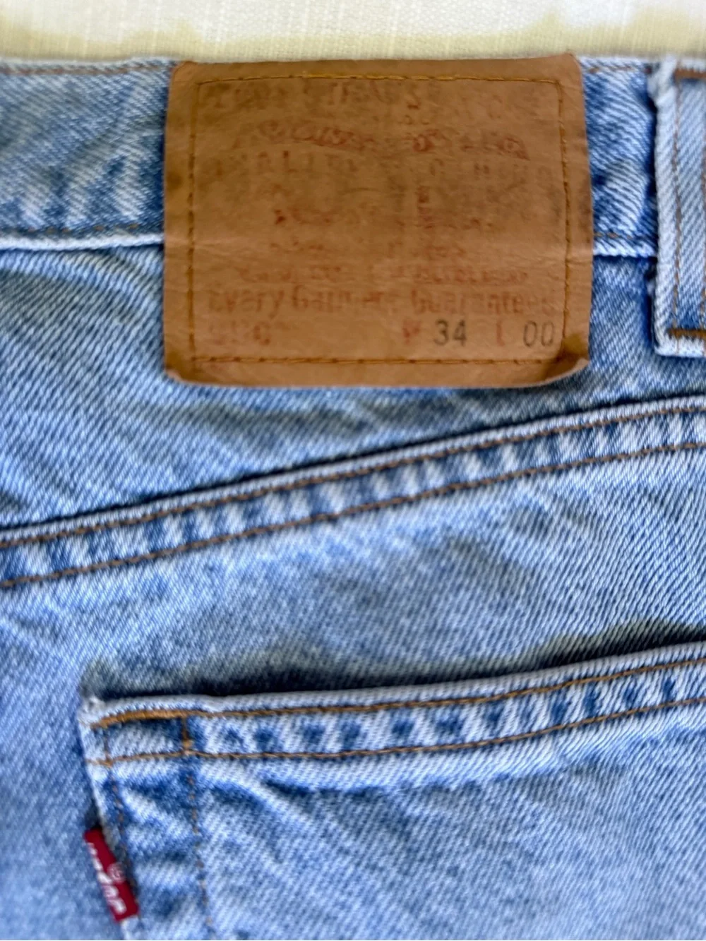vintage 2001 Y2K Levi's Light Blue 550 Relaxed Fit cotton shorts skater